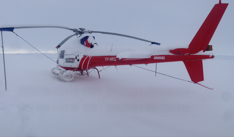 The aircraft prior to the crash. Image: ATSB | Helicopter Resources 