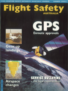 The first edition of 'Flight Safety Australia'.