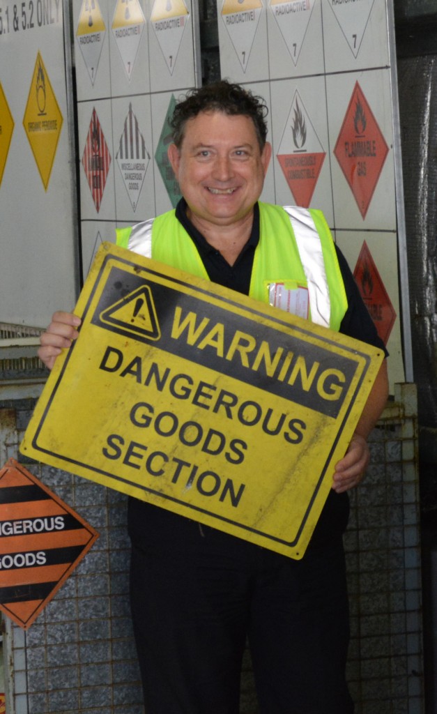 Adrian Tusek, one of CASA's Dangerous Goods Inspectors 