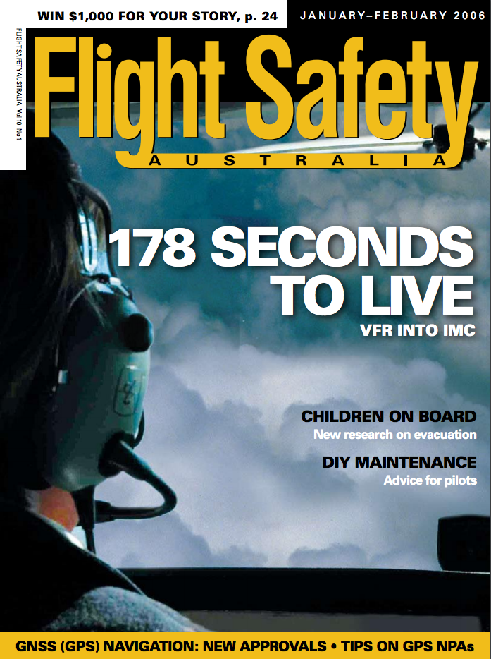 178 seconds to live—VFR into IMC Flight Safety Australia