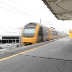 Train at Brisbane airport