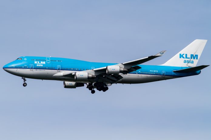 KLM B747-400M