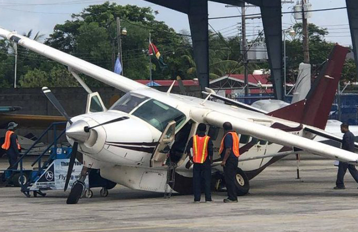 Cessna 208B Grand Caravan accident scene