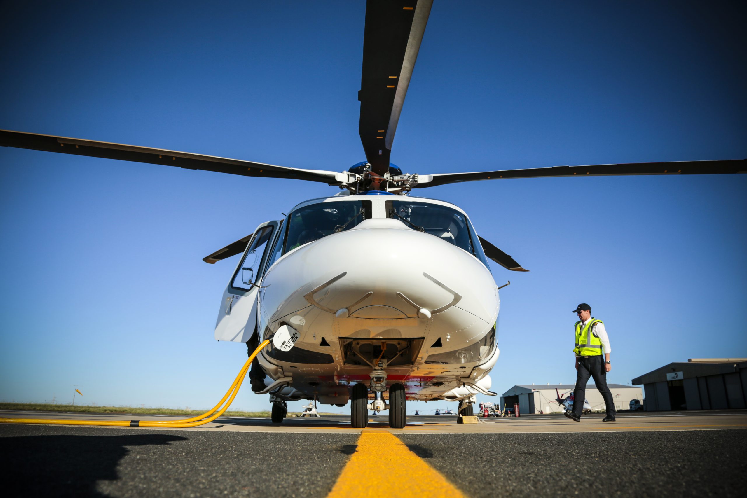 AW139 helicopter refuelling
