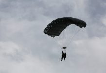 a skydiver