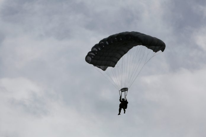 a skydiver