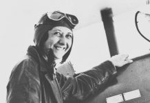 Lores Bonney—first Australian woman to fly solo around Australia, to fly solo from Australia to England and to fly solo from Australia to South Africa.