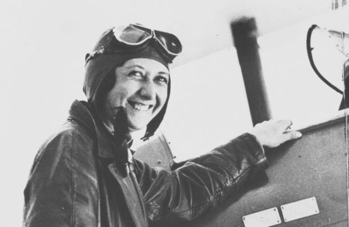 Lores Bonney—first Australian woman to fly solo around Australia, to fly solo from Australia to England and to fly solo from Australia to South Africa.