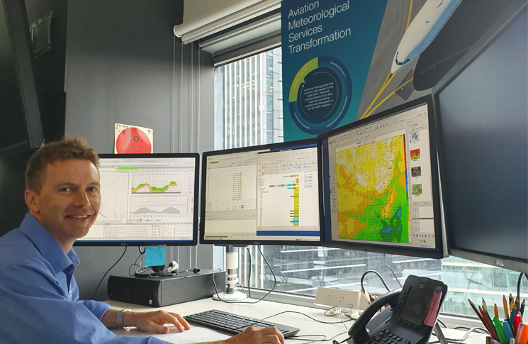 Melbourne aviation forecasting centre, Rod Dickson