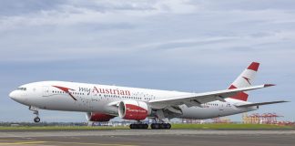 An Austrian Airlines aircraft