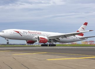 An Austrian Airlines aircraft