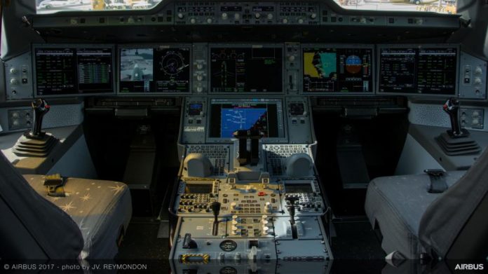 Airbus A350 cockpit