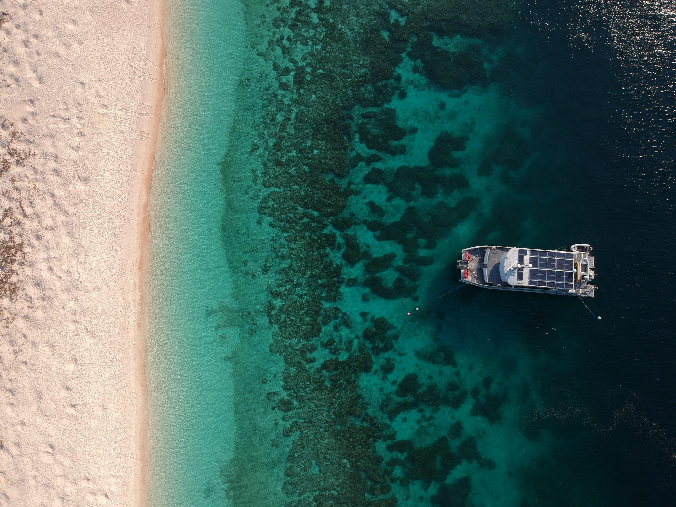 QPWS Reef Ranger vessel at Raine Island