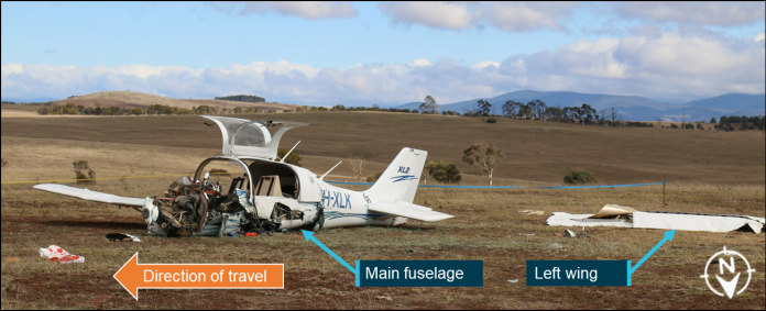 Liberty XL-2 wreckage, Braidwood, 2019