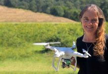 Jade King, drone operator and finger lime farmer.