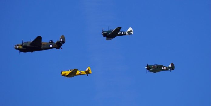 From left: Hudson, Boomerang, Harvard and Wirraway. image: Stuart Ferguson