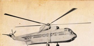 modified image of 28-seat S61L helicopter