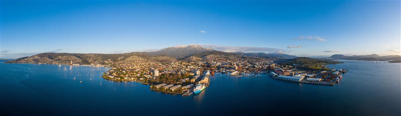 A panorama shot over the River Derwent