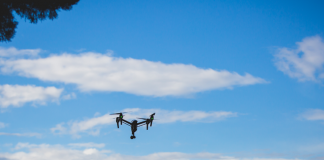 Adam Grant with drone