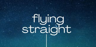 logo for flying straight podcast