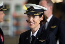 Qantas Captain Debbie Slade