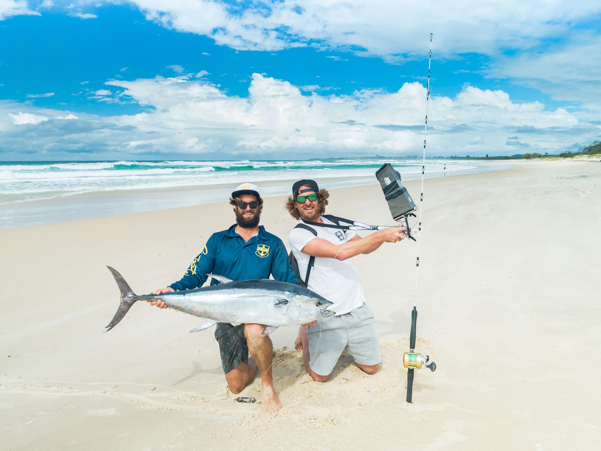 The famous 22-kg tuna caught using a drone