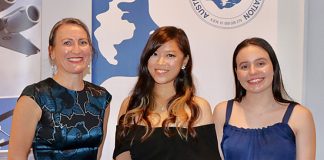 From left: CASA Principal Medical Officer Dr Kate Manderson, with award winners Wun Lam Wun and Angelique Wallworth