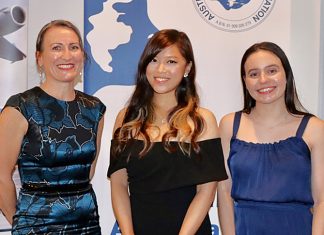 From left: CASA Principal Medical Officer Dr Kate Manderson, with award winners Wun Lam Wun and Angelique Wallworth