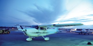 aircraft on runway