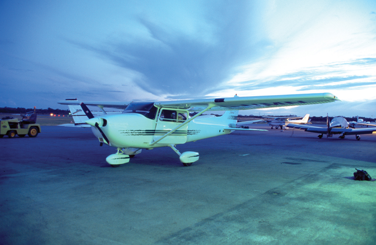 aircraft on runway