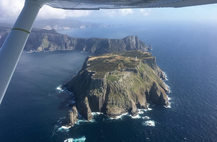 Aerial view of Tasman Island