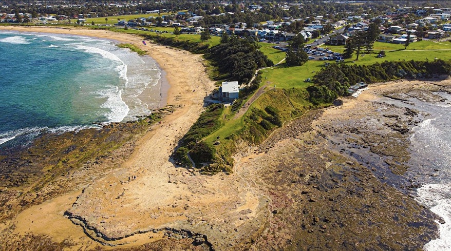 A photo Kane took of Sandon Point Beach