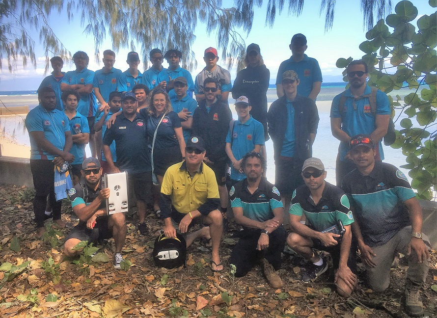 Working with underwater drones in Cairns.