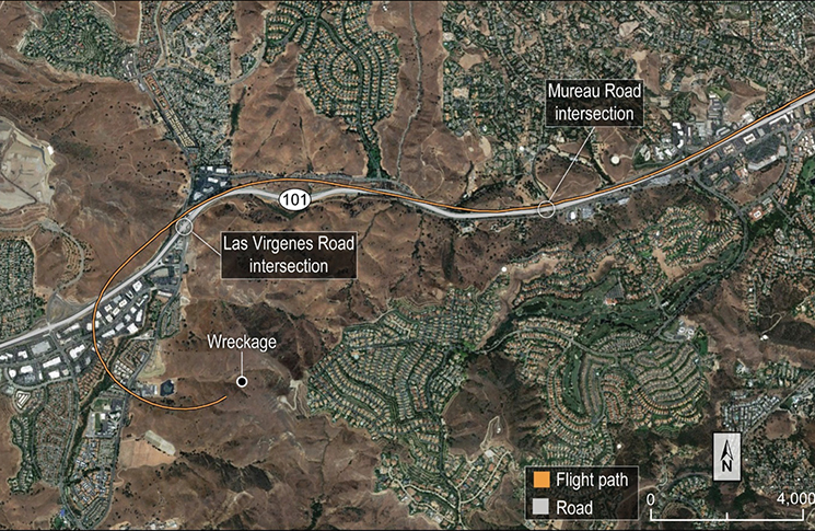 Area near the accident site reportedly subject to localised reduced visibility | NTSB