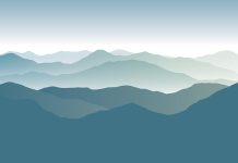 abstract mountain ranges