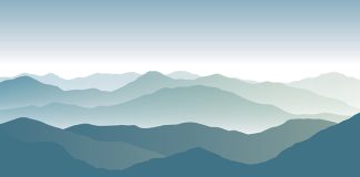 abstract mountain ranges