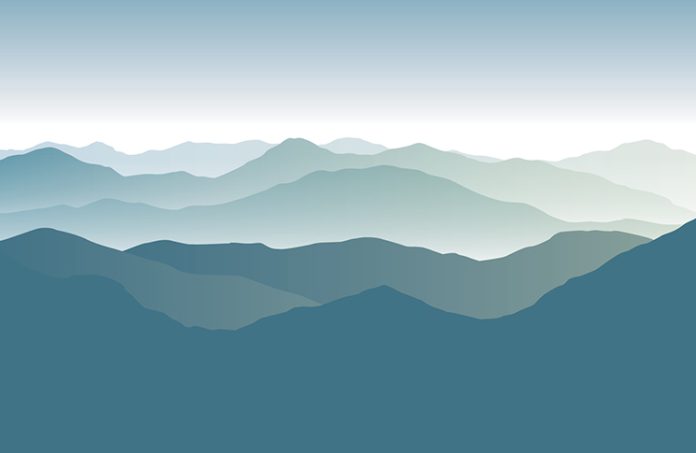 abstract mountain ranges