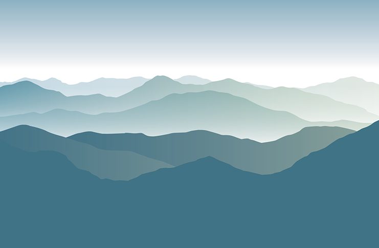 abstract mountain ranges