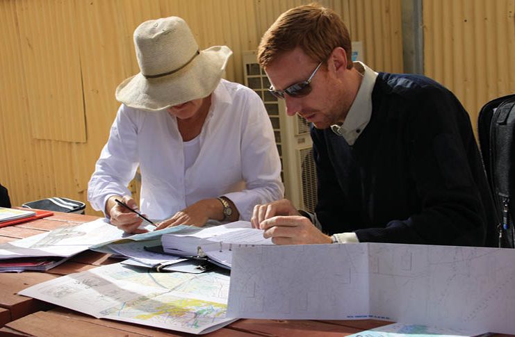 Flight planning at William Creek