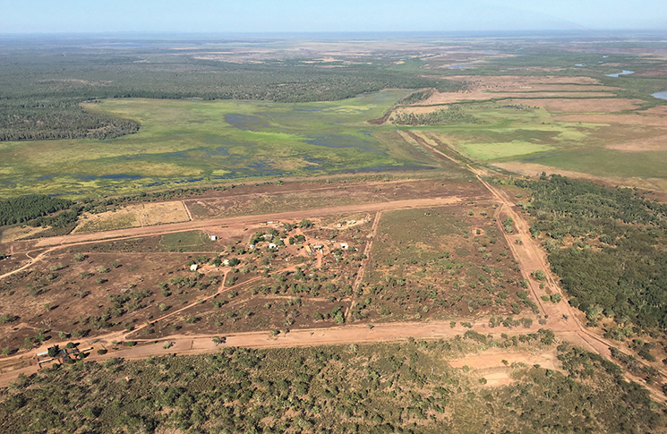 Aerial view of Swim Creek Station