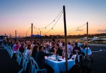 Central Coast Aero Club 50th anniversary dinner under the stars | A Crouch/Central Coast Aero Club