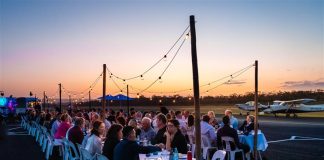 Central Coast Aero Club 50th anniversary dinner under the stars | A Crouch/Central Coast Aero Club