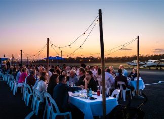 Central Coast Aero Club 50th anniversary dinner under the stars | A Crouch/Central Coast Aero Club