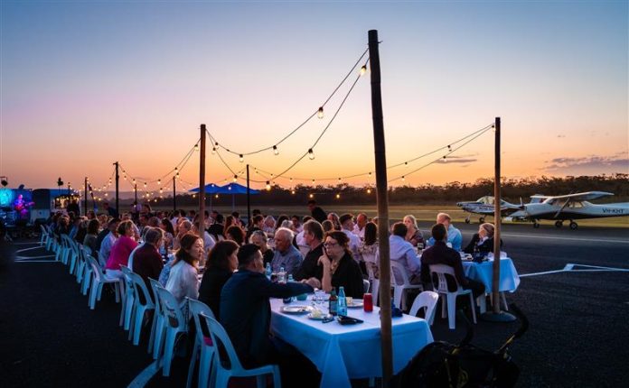 Central Coast Aero Club 50th anniversary dinner under the stars | A Crouch/Central Coast Aero Club