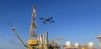 drone flying