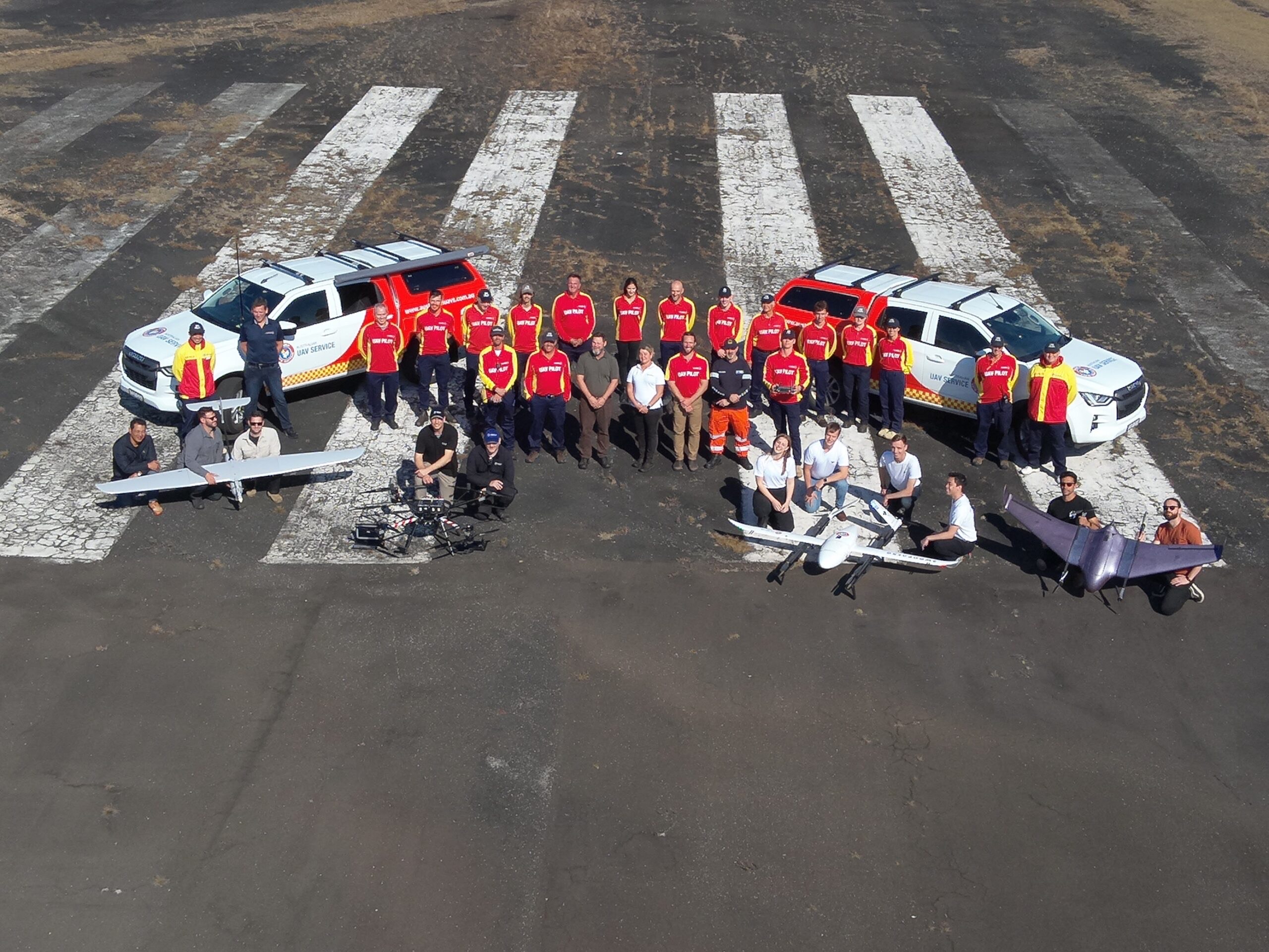 Life guards and drones