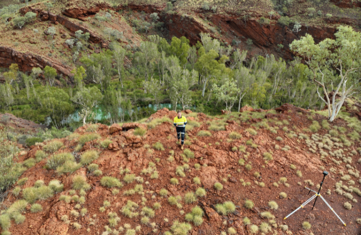 Drone image of Matt Germs