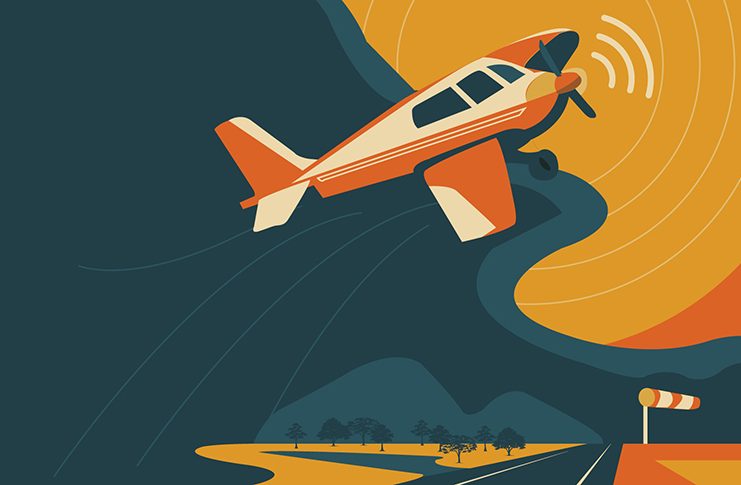 Graphic of an aircraft