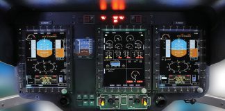 Image of a helicopter cockpit