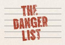 Graphic with the words ' The danger list'